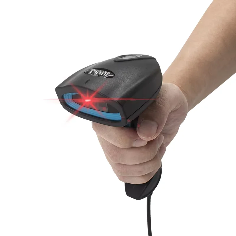 Wireless 2D 1D Barcode Scanner Handheld QR Code Reader Drop Resistant