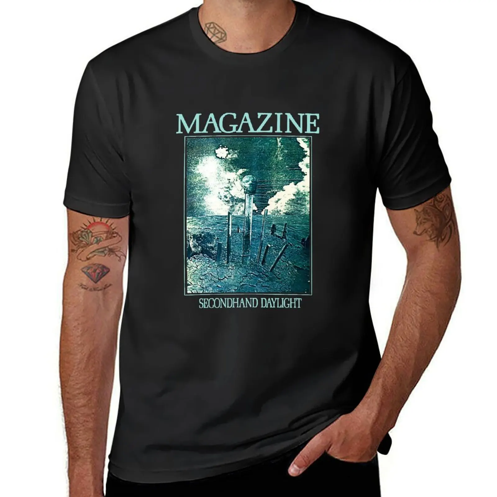 Active Satirical Sci-Fi Performance Stage Magazine Secondhand Daylight T-Shirt aesthetic clothes summer clothes men t shirts