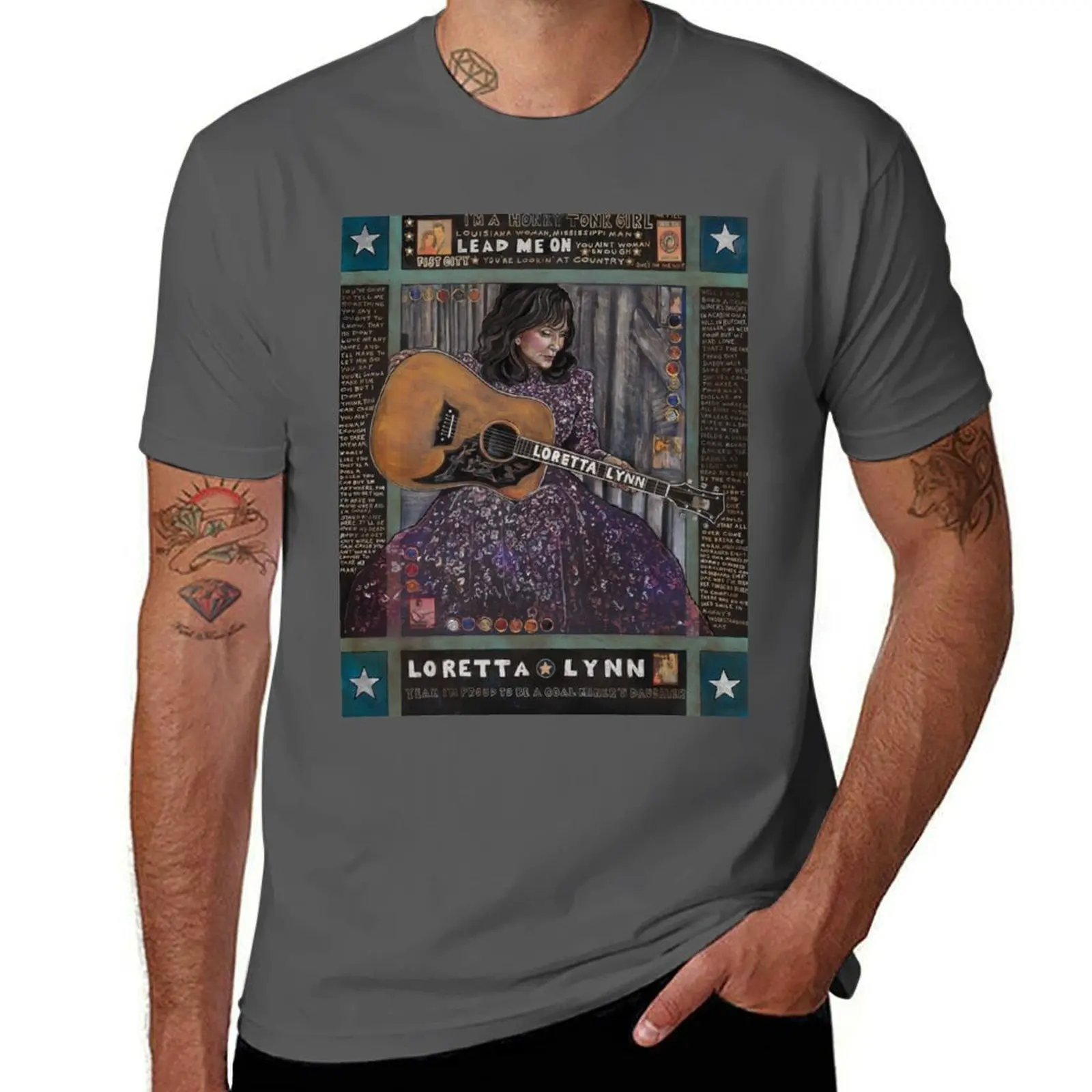 Loretta Lynn T-Shirt sublime luxury designer fruit of the loom mens t shirts