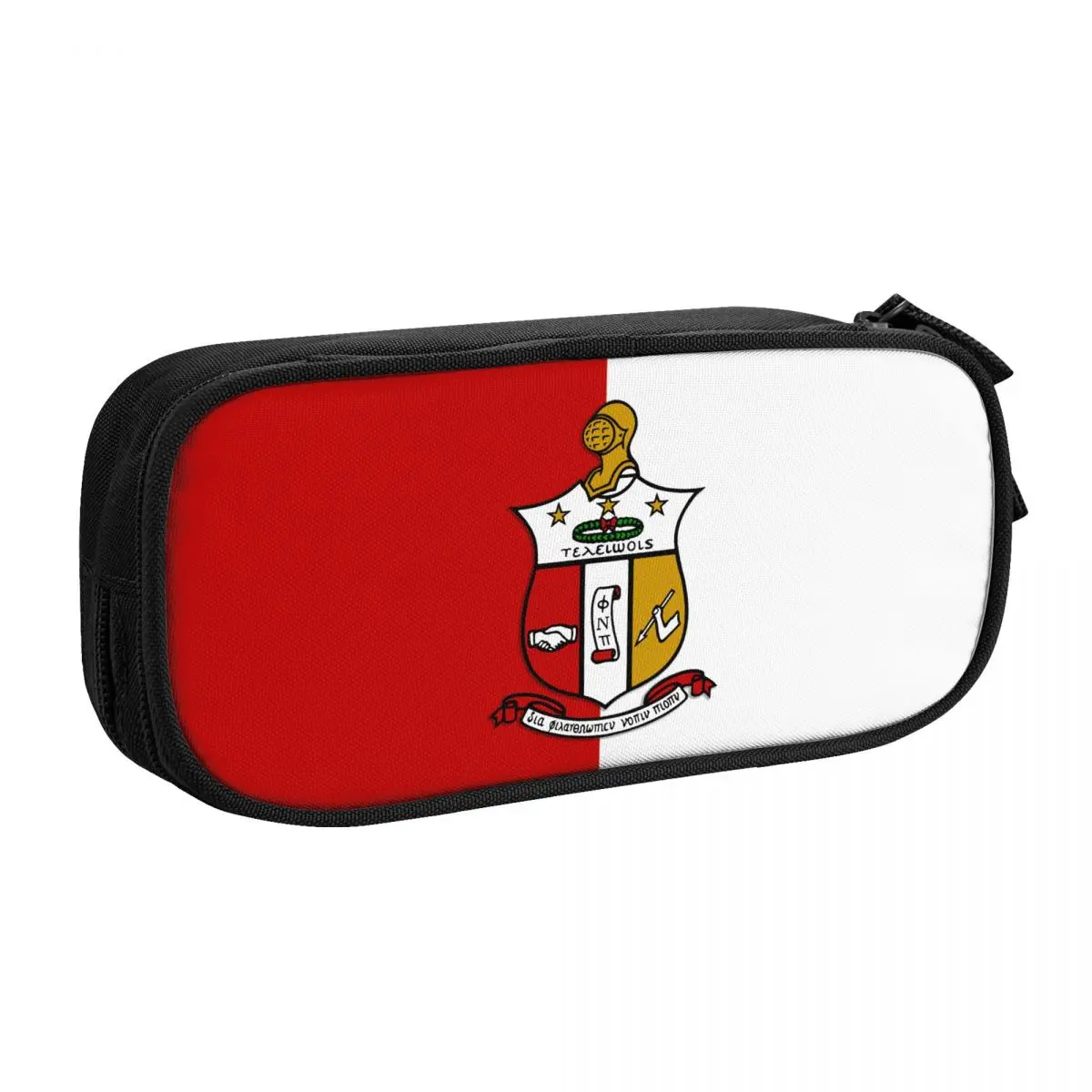 

Kappa Fraternity Alpha Psi KAP Big Capacity Pencil Pen Case Office College School Large Storage Bag Pouch Holder Box Organizer