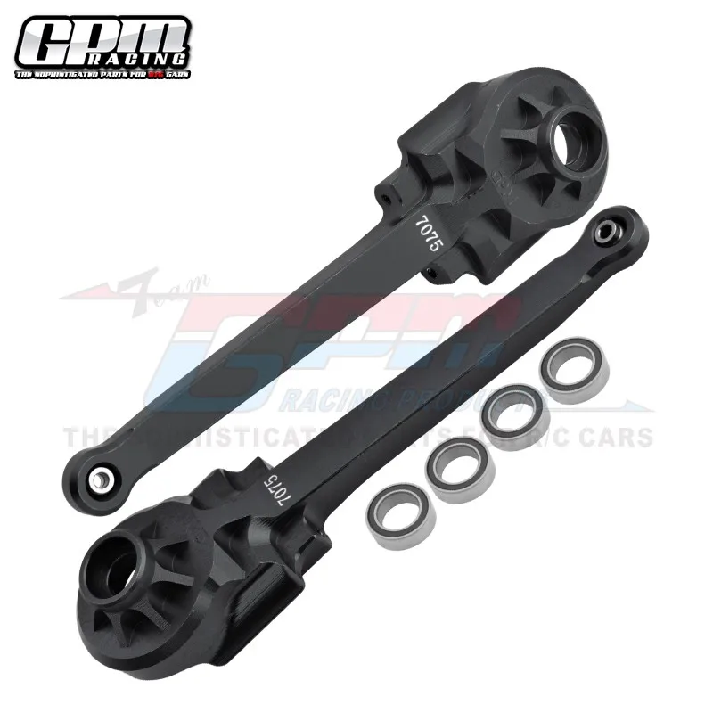 GPM Aluminium 7075 Rear Suspension Arms Larger Bearings For BBX BB-01