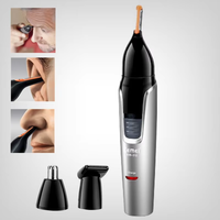3in1 rechargeable nose hair trimmer beard nose trimmer for men ear cleaning eyebrow trimer for nose and ear shaver hair removal