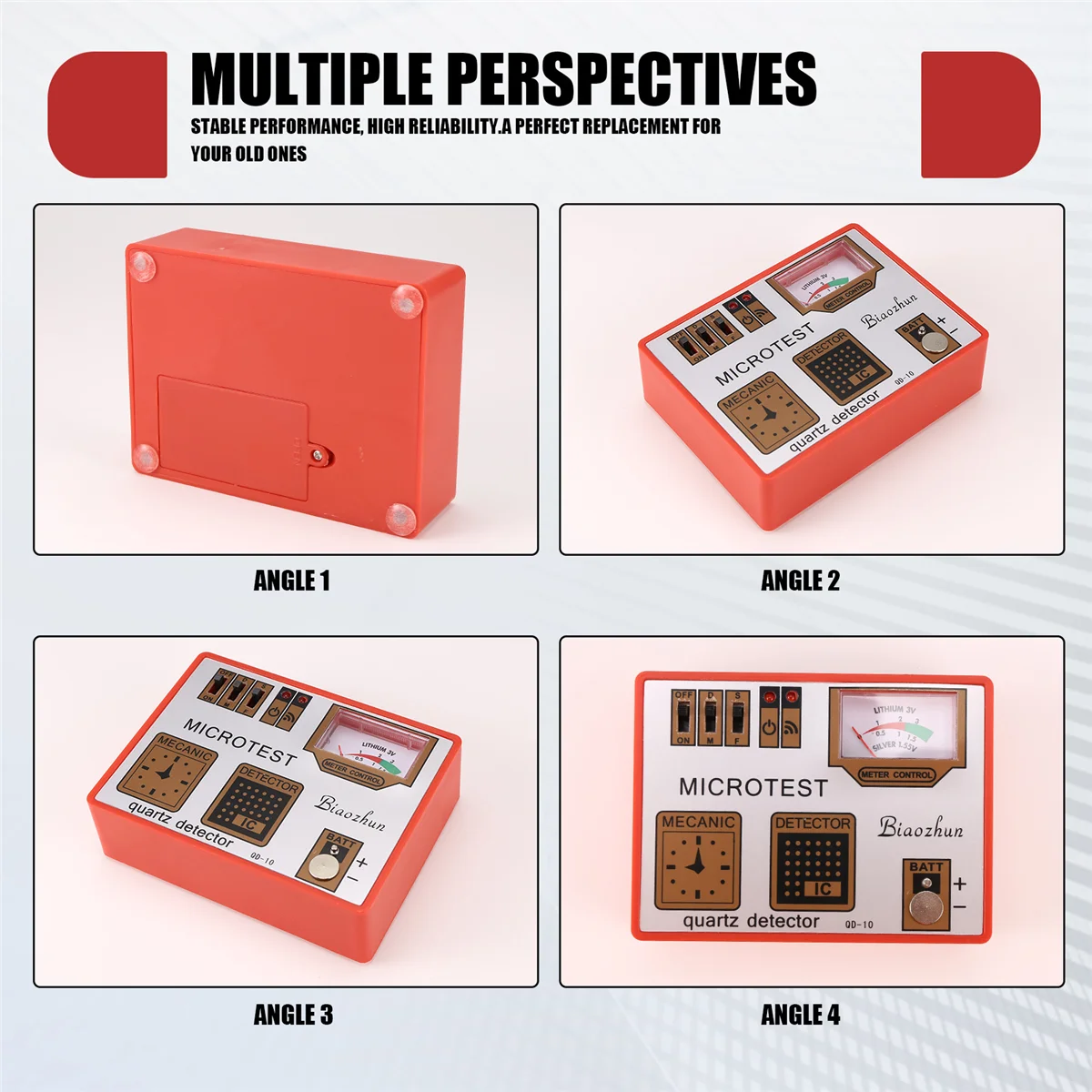 ABKM Demagnetization/Battery Measure/Pulse/Quartz Tester Machine Watch Tool for Detecting Battery Capacity