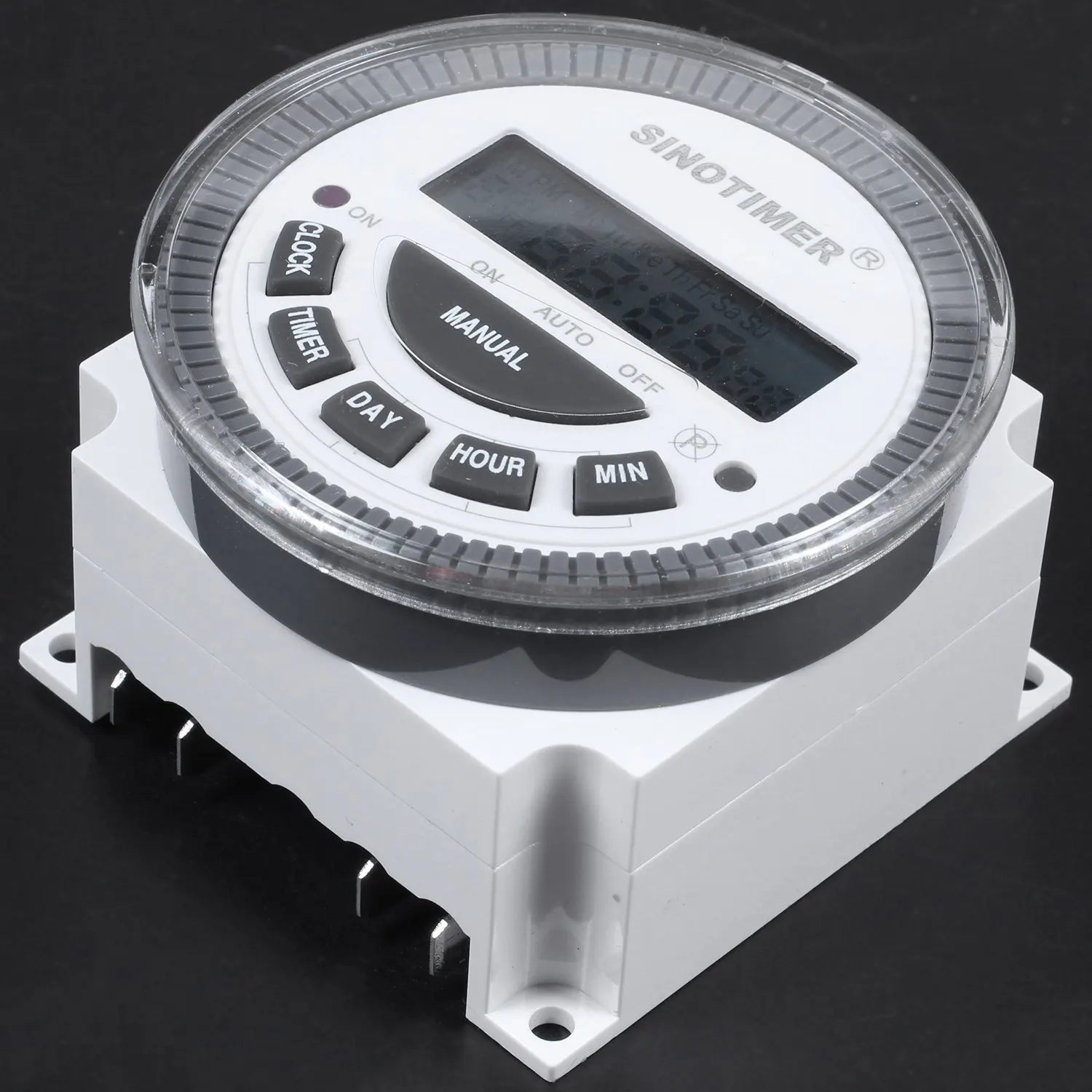 Temporizador Digital programable semanal, interruptor de iluminación de 230Vac, salida de 220V, voltaje con cubierta a prueba de polvo, Tm-619H-2