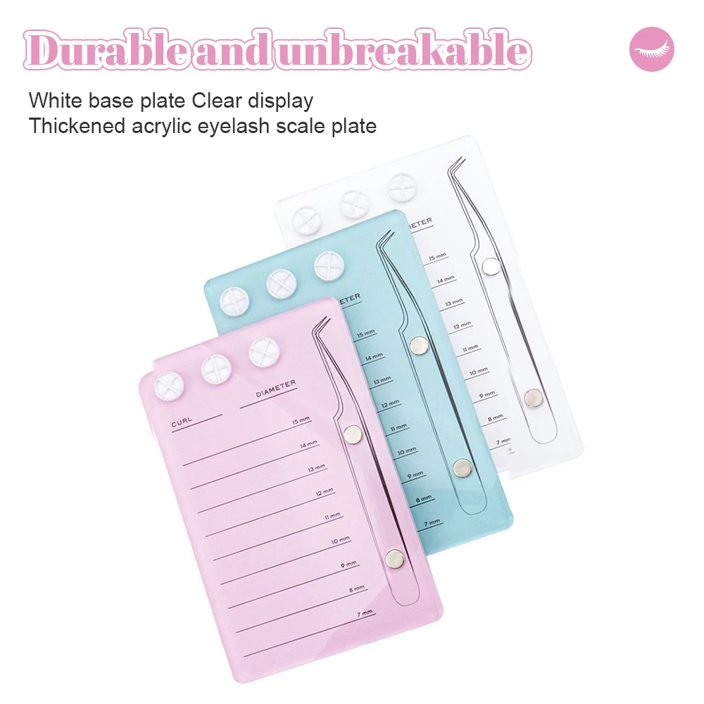 Piastra di aspirazione per ciglia con supporto magnetico Pallet colla Pallet Clip per ciglia pinzette bordo acrilico innesto strumenti per ciglia finte