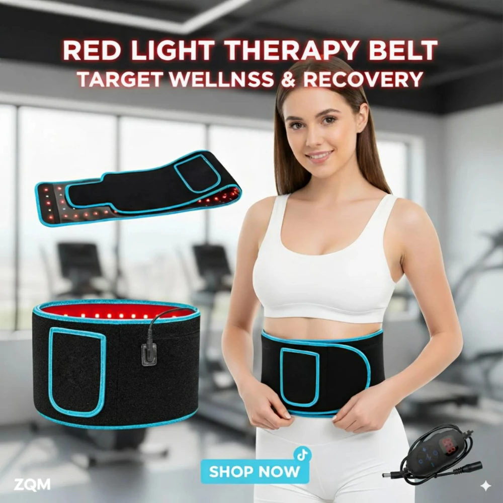 

Портативный инфракрасный светотерапевтический пояс, 850 нм/660 нм красный светодиодный массажер для спины для мужчин и женщин, талии и плеч, снимает усталость