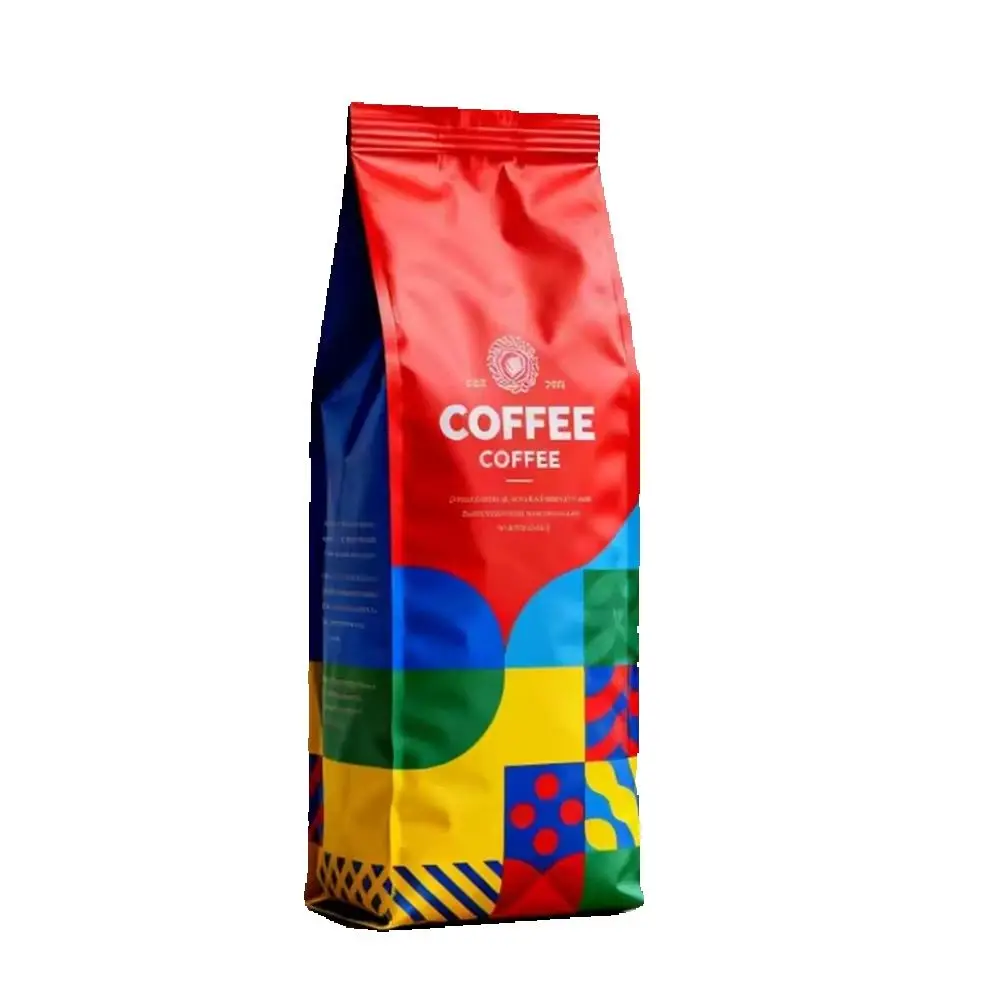 

Custom Coffee Packaging Bag｜Square Bottom Coffee Bean Bag｜Zipper Storage Bag｜Custom Logo Printed Bag