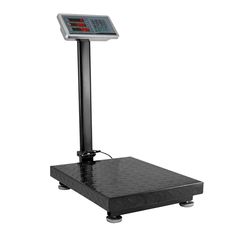 150kg rechargeable foldable stainless steel LED pricing platform scale digital desktop industrial platform scale