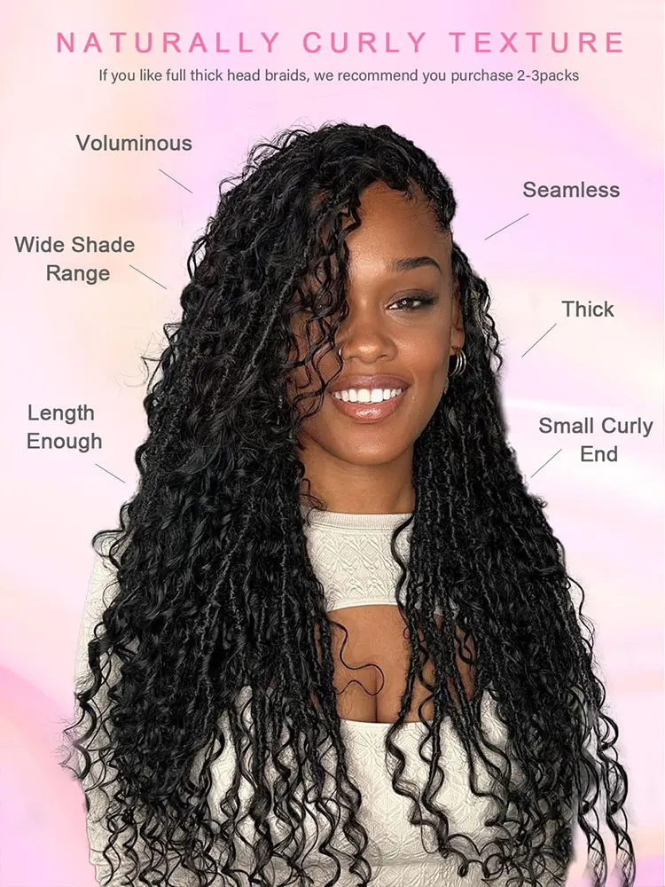 Human Braiding Hair For Boho Braids  Deep Wave Bulk Human Hair Extensions For Braiding No Weft Deep Curly Bulk Wet and Wavy