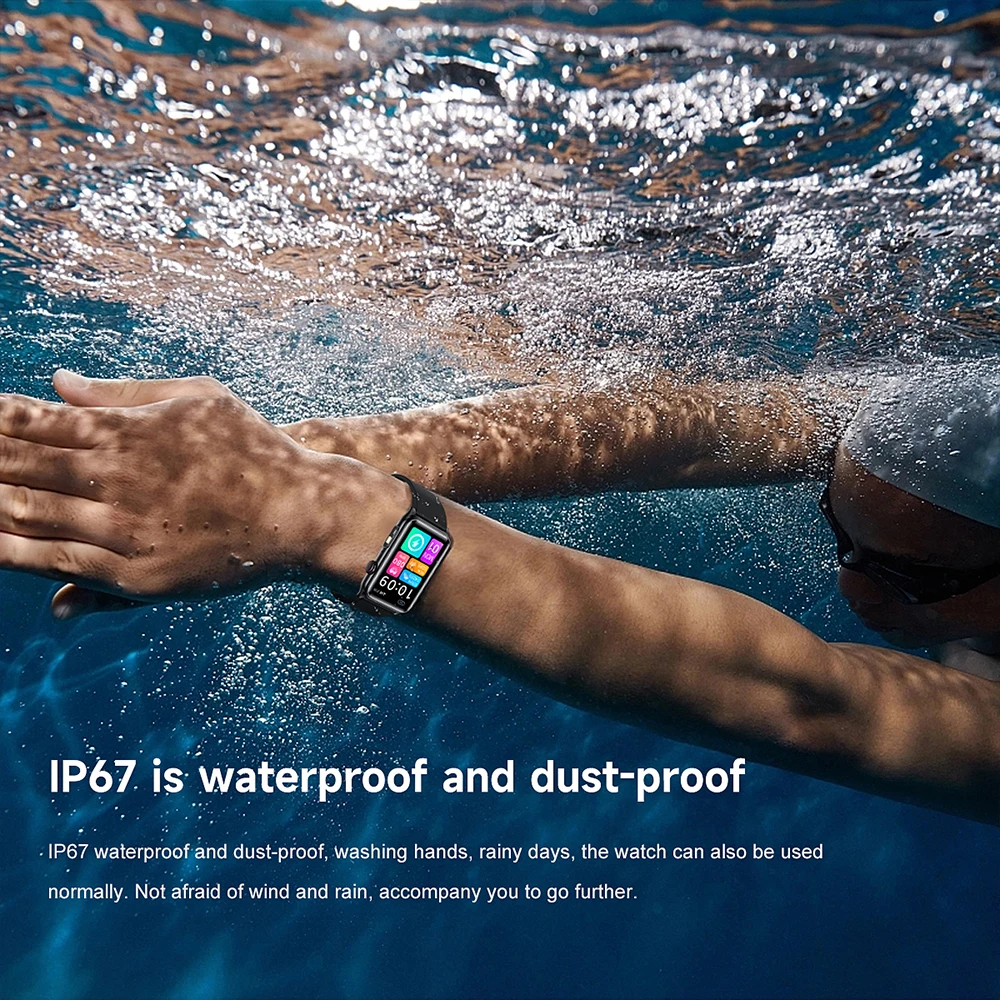 2025 New Smart Watch Men LED Bluetooth Call Sports Men's Smartwatch Heart Rate Health Temperature Monitoring Women Smart Watches