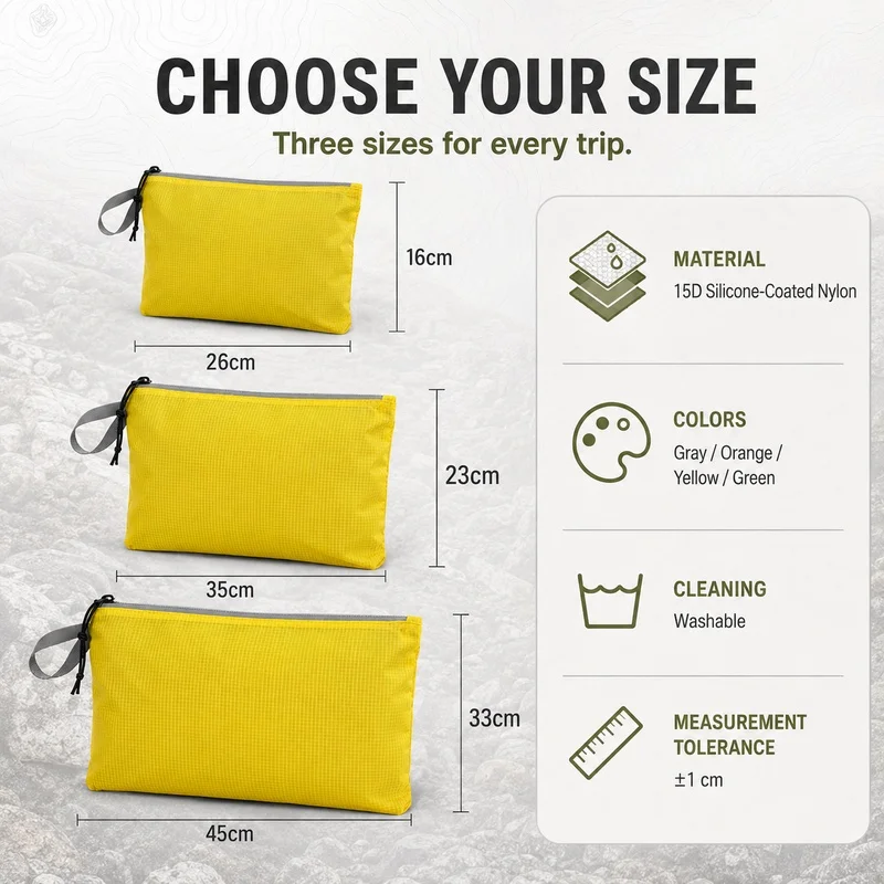 Ultralight Waterproof Camping Storage Pouch 6