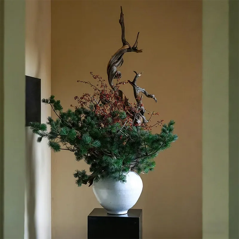 

Floral ornaments Hotel lobby sales office Soft decoration Fake plant flower arrangement design Floral ornaments