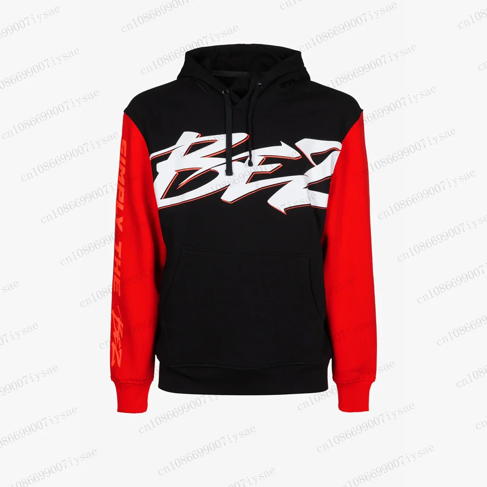 Mens Bezzecchi Sportwear Motorcyclist Sweatshirt All Seasons High quality 3D Printing Hoodie Loose Causal Pullover Tops