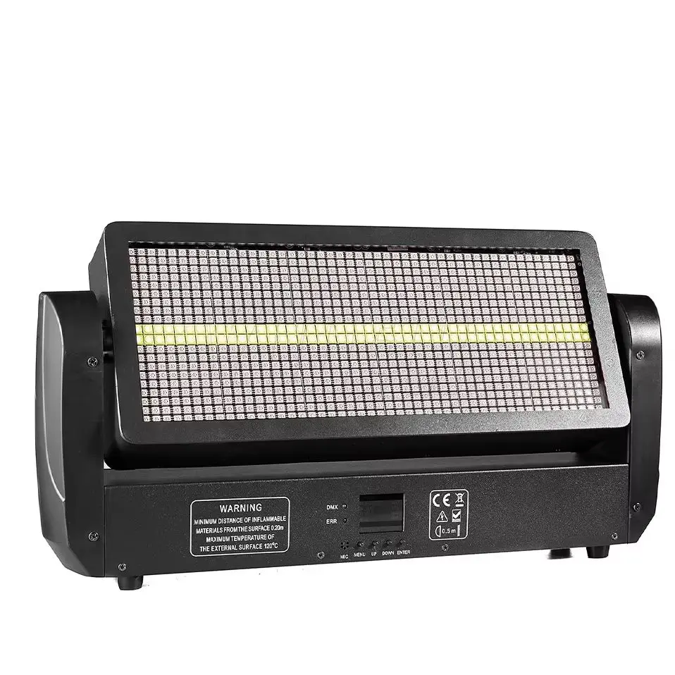 YUER Atomic 12+12 Segments Moving Head Strobe Light DMX512 Horse Racing Wash Strobe Stage Effect DJ Disco Wedding Party