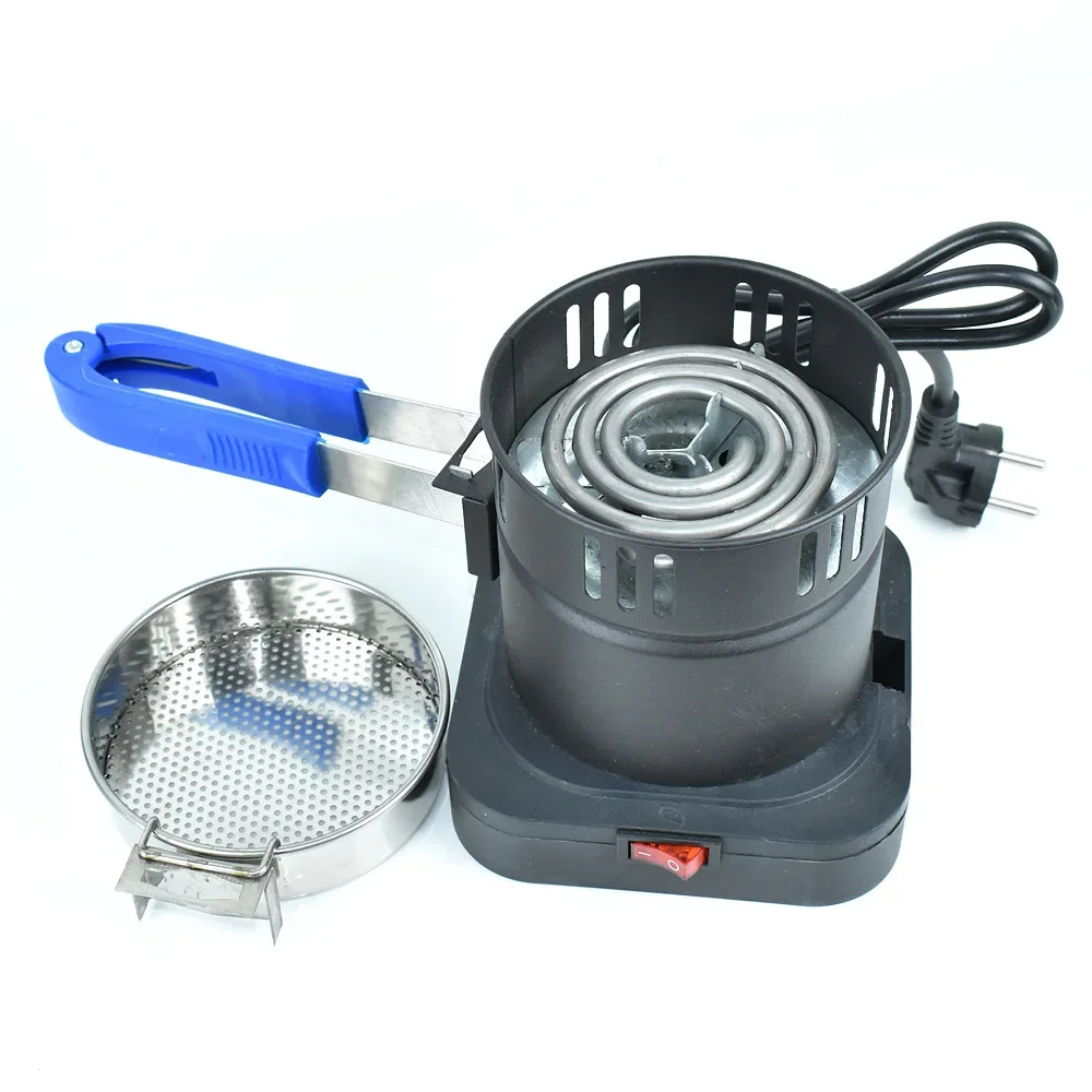 

Многоцелевая электрическая угольная горелка, стартер, электрическая плита, стартер для кокосов, 500 Вт, быстрый нагрев, аксессуары для кальяна для барбекю