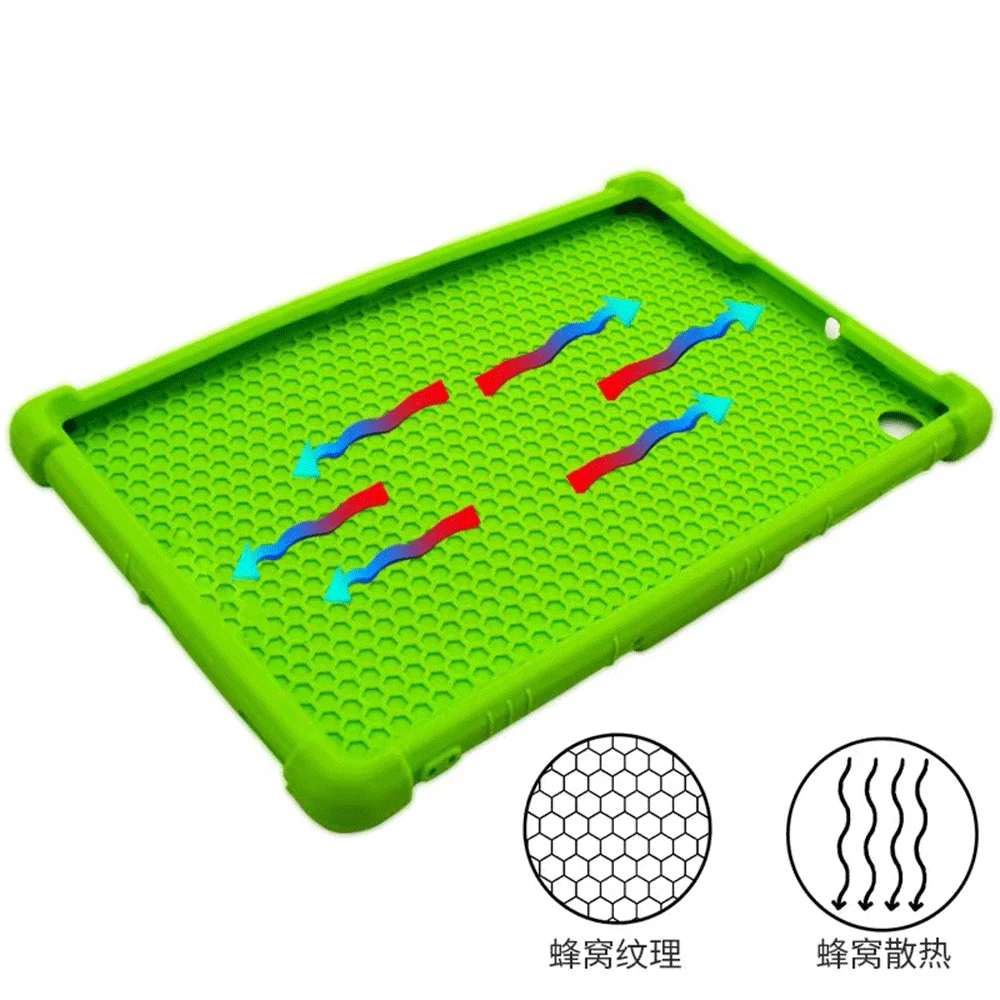 Tablets Case For Lenovo Tab K11 Plus 11.45 Inch  Super Shockproof Soft Silicone Stand Cover