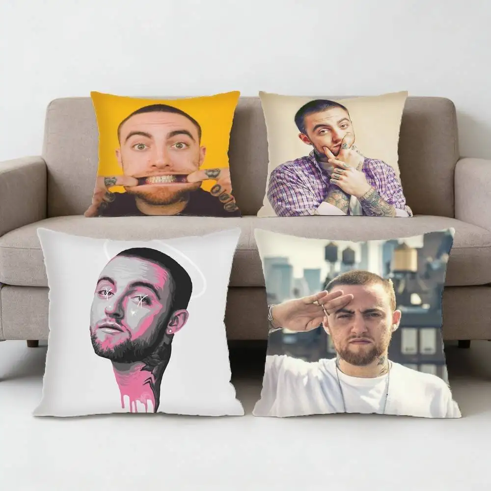 

Mac Miller Self Care Pillow Case Sofa Living Room Bedroom Headboard Backrest Cushion Square Cushion Nap Time