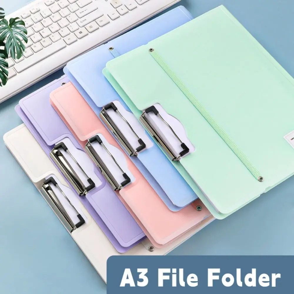 

Creative Strap Design A3 File Folder Multifunction Clipboard Document Classification Organizer Stationery