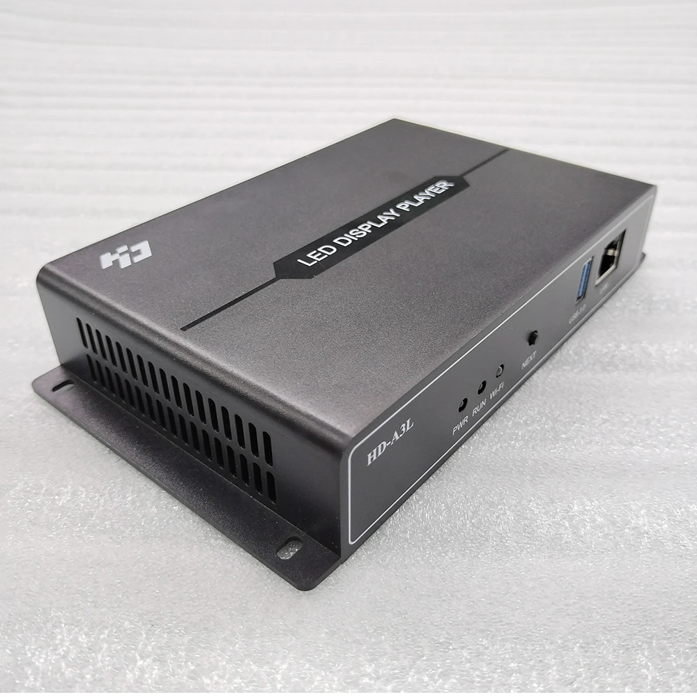 HD-A3L LED Display Player Full Color LED Panel Asynchronous Controller WiFi USB LAN 4G Control Card 650,000 Point Control Range
