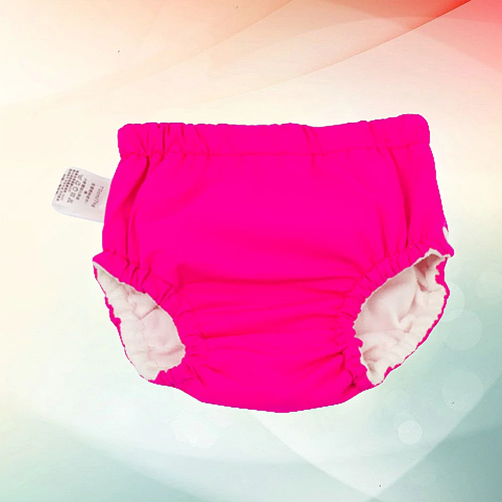 ملابس سباحة للأطفال سراويل حفاضات مقاومة للماء وردية 100 سنتيمتر قابلة للغسل لينة مانعة للتسرب سراويل سباحة للأطفال لصبي فتاة حفاضات قابلة للغسل #1
