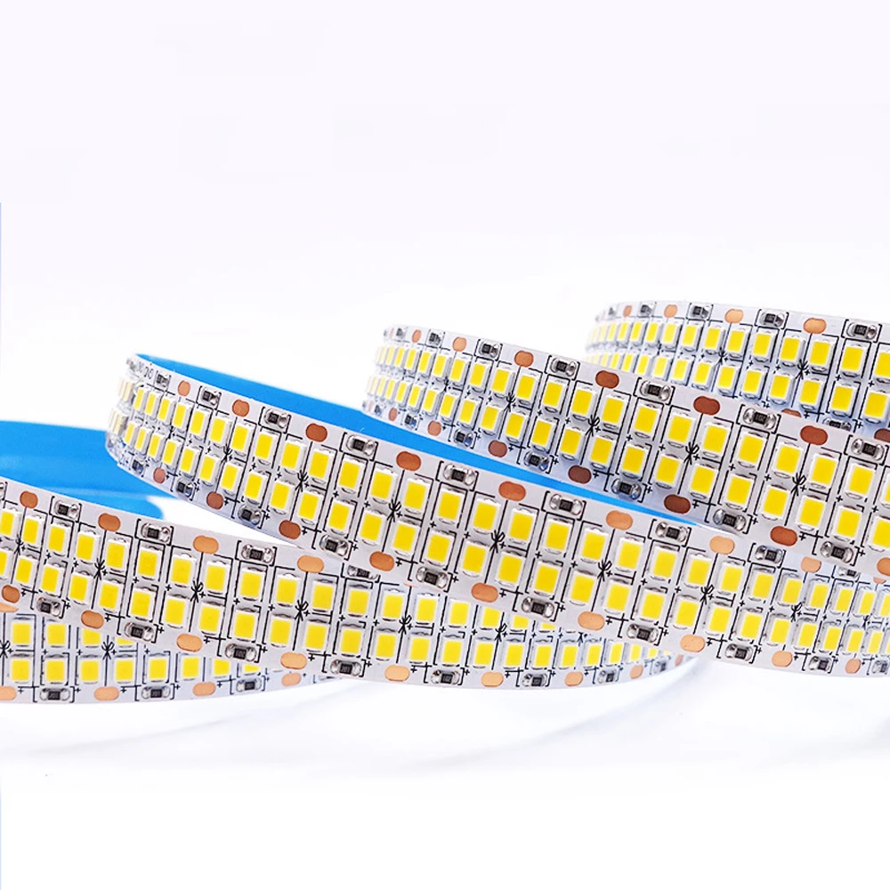 

12v 24v 2835 Double Row LED Strip CCT Double Color Strip 480LEDS/360LEDS/240 LEDS 15mm 12mm LED Linear Strip Indoor