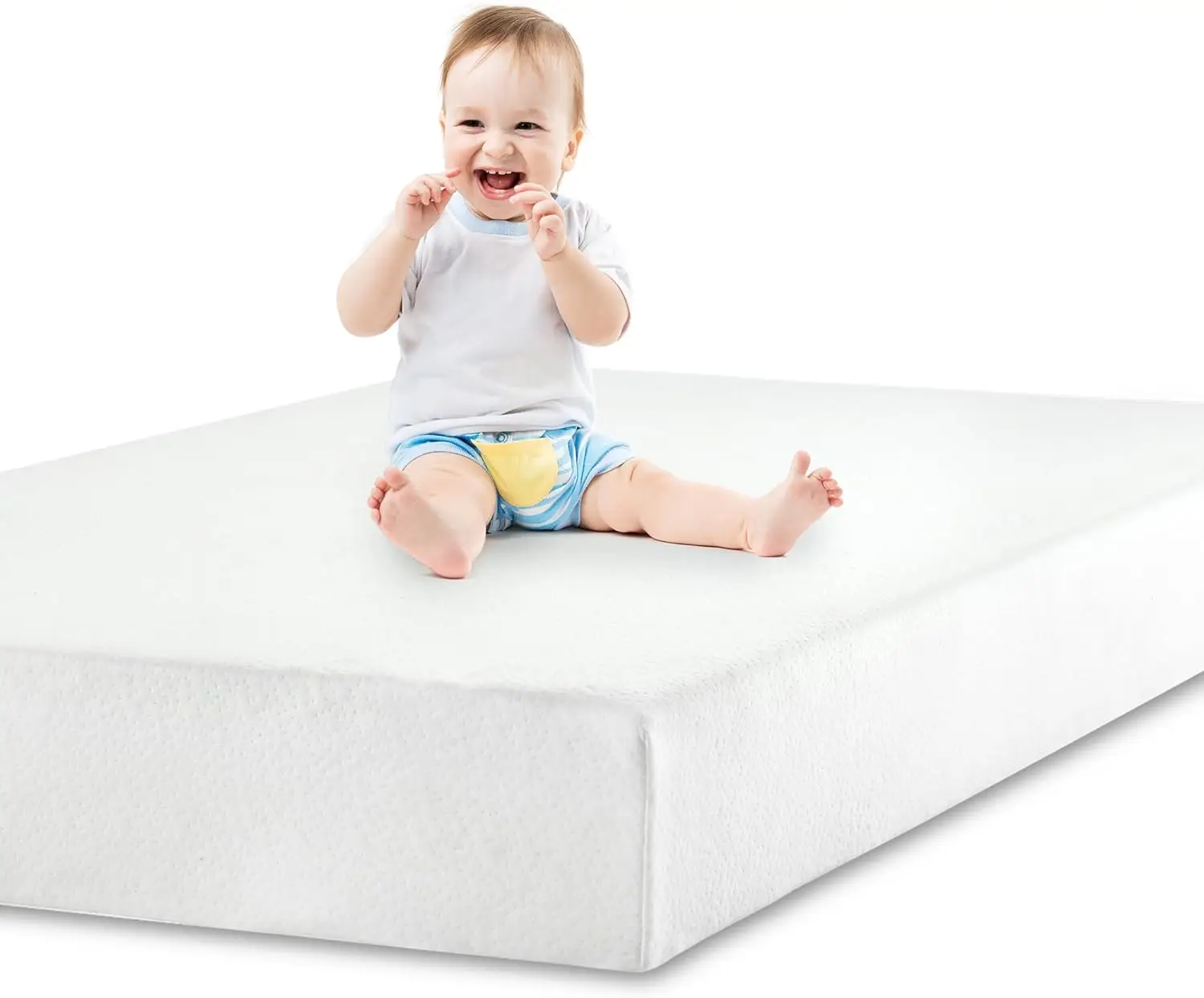 

Crib Mattress Pack and Play Mattress Pad Dual-Sided Baby and Toddler Mattress with Memory Foam and Removable Cover Fits Standard