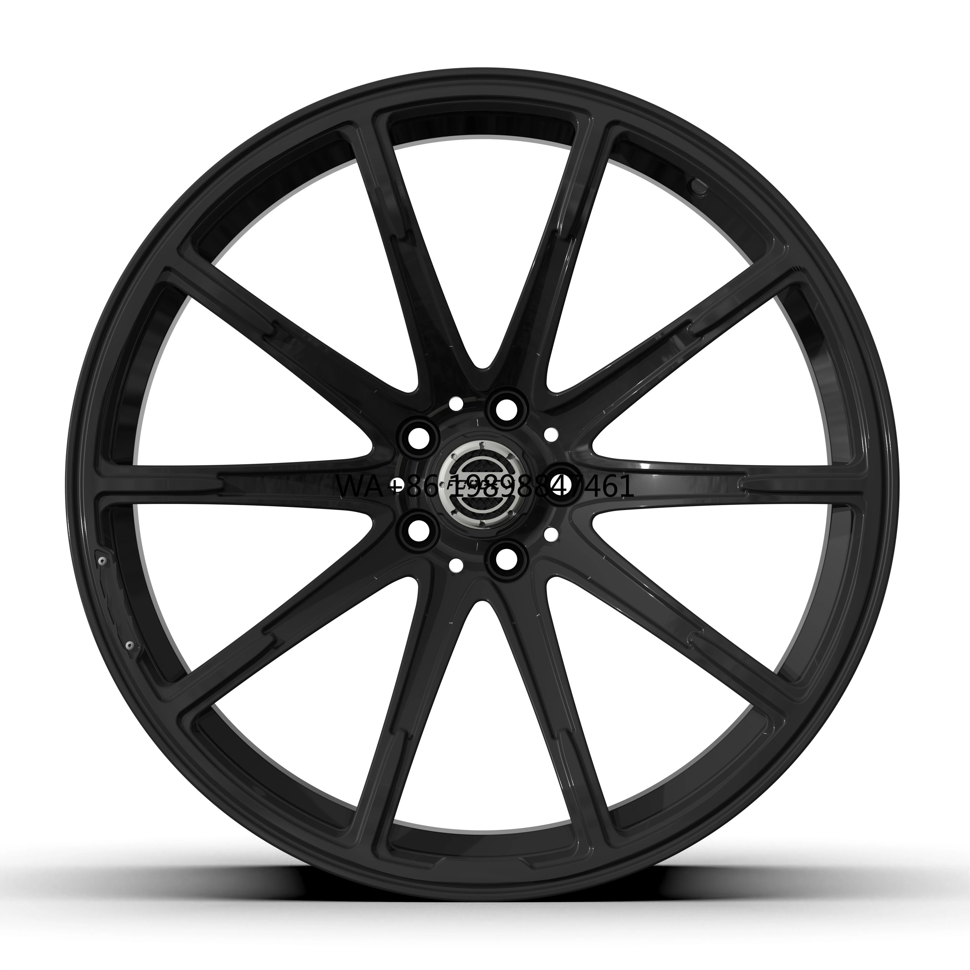 

Tailored Deep Concave 10 Spoke Full Matte Black Painting Forged Alloy Wheels Rims Jantes 5x130 21 22 23 for G500