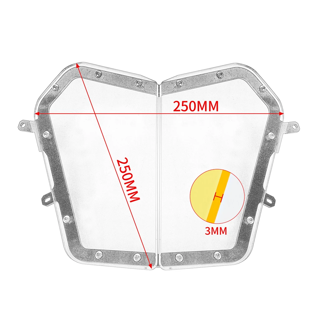 Tenere700 Headlight Protector Cover for Yamaha Tenere 700 2019-2024 Motorcycle Front Head Light Guard Protection Accessories