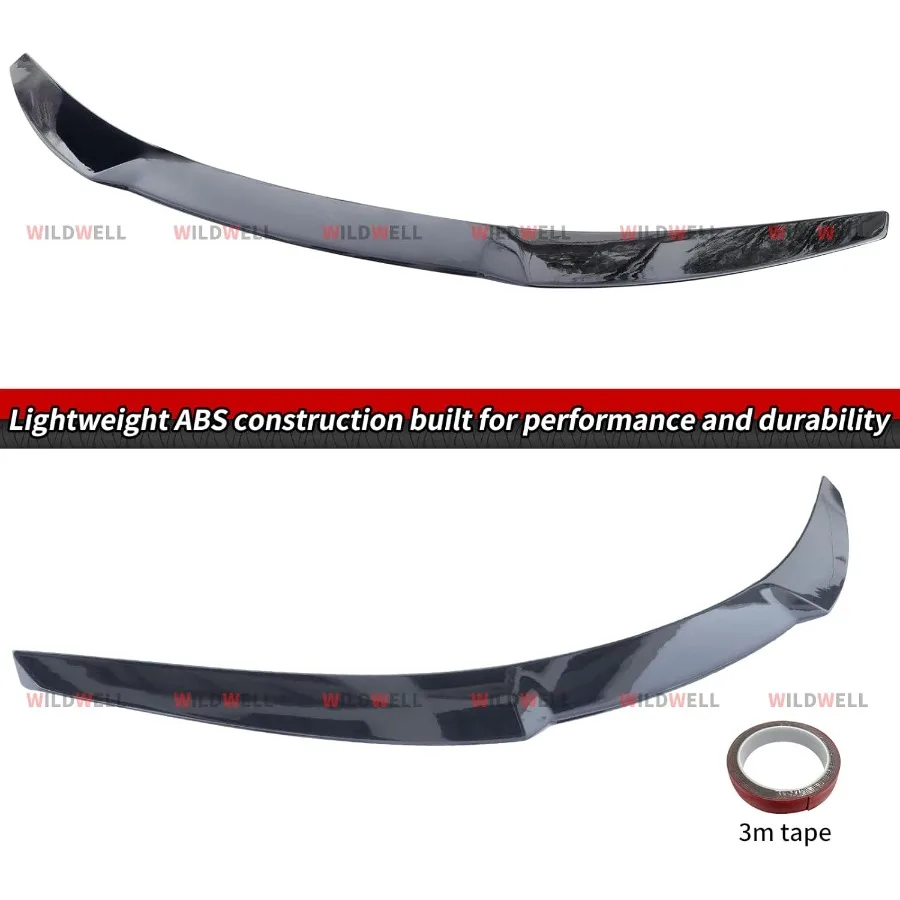 سبويلر خلفي متوافق مع 20122025 Tesla Model S Spoiler Wing Model S ملحقات شفة صندوق السيارة باللون الأسود اللامع