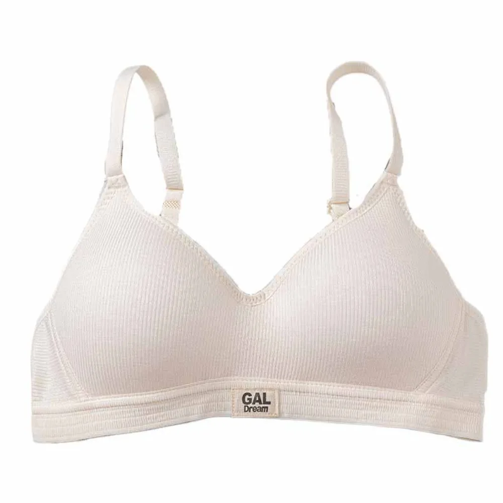 

Sweet Shockproof Wireless Deep V Bra Lingerie Anti-sagging Underwear for Women Students Teenagers Push Up Bra Girls