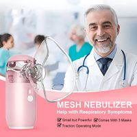 Best Portable Medical Nebulizer For Asthma Inhaler Ultrasonic Spray Handheld Mesh Nebulizer Machine For Adult Kid With USB Cabl