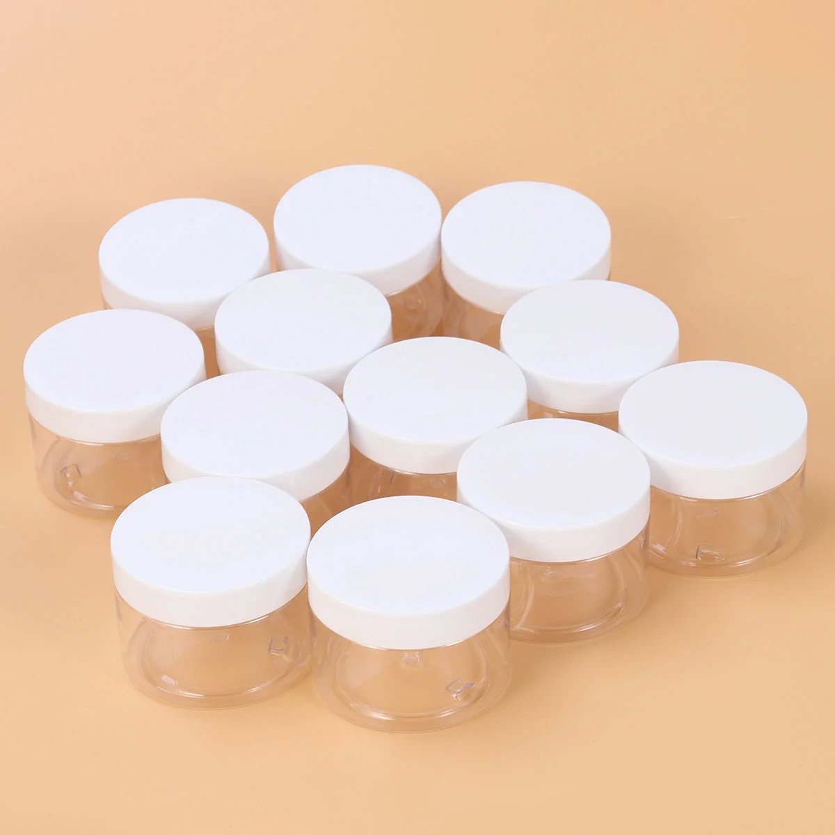 12 Pcs Filling Empty Jars Portable 12pcs Makeup Sample Containers Clay Storage Favor Refillable