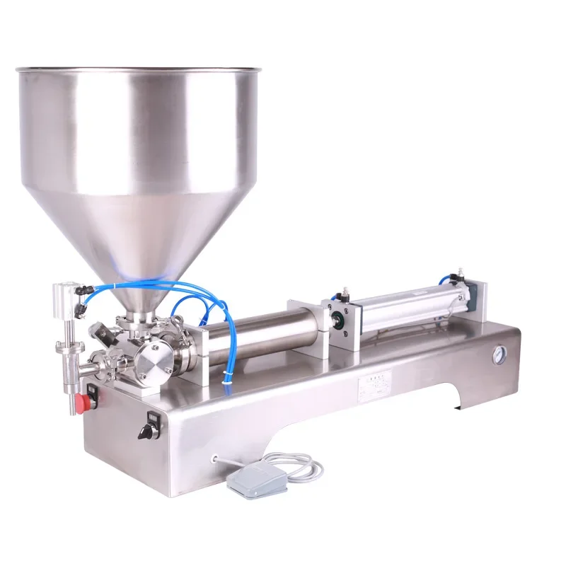 

Single Head Pneumatic Sauce Paste Bottle Piston Filling Machine