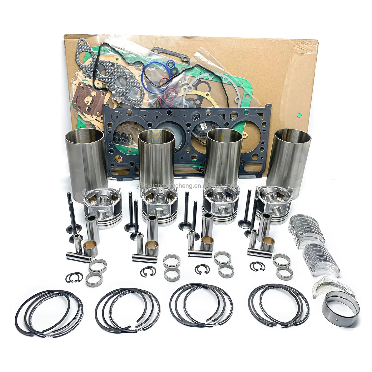 

Overhaul Rebuild Kit Compatible with Komatsu Engine excavator loader 4D84-2A 4D84-2B 4D84-2GA