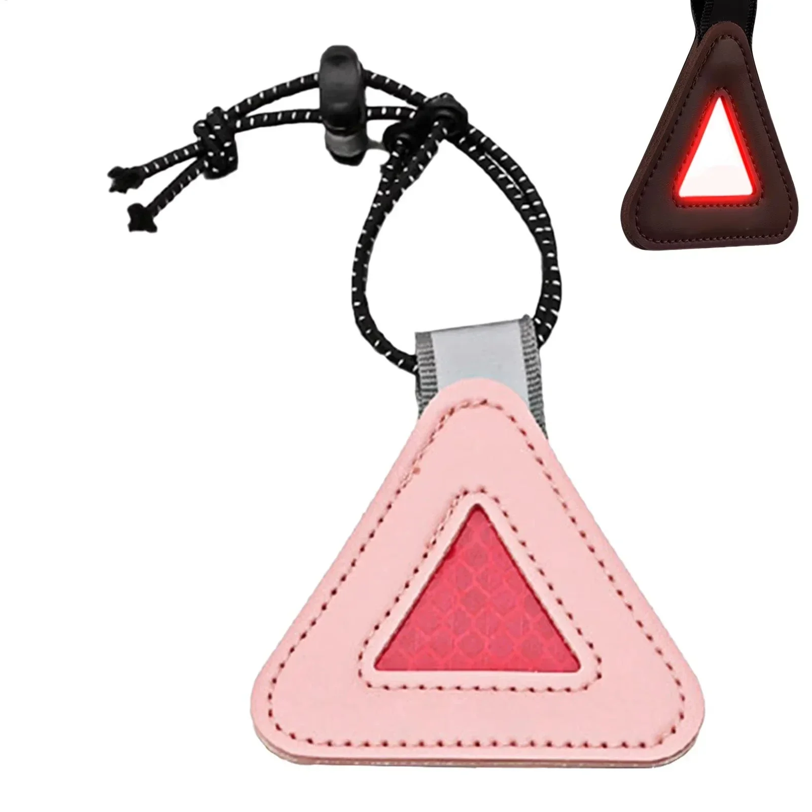 

Night Riding Bicycle Reflective Warning Pendant – Triangle Saddle Reflective Patch & Multi-Function Reflective Tag