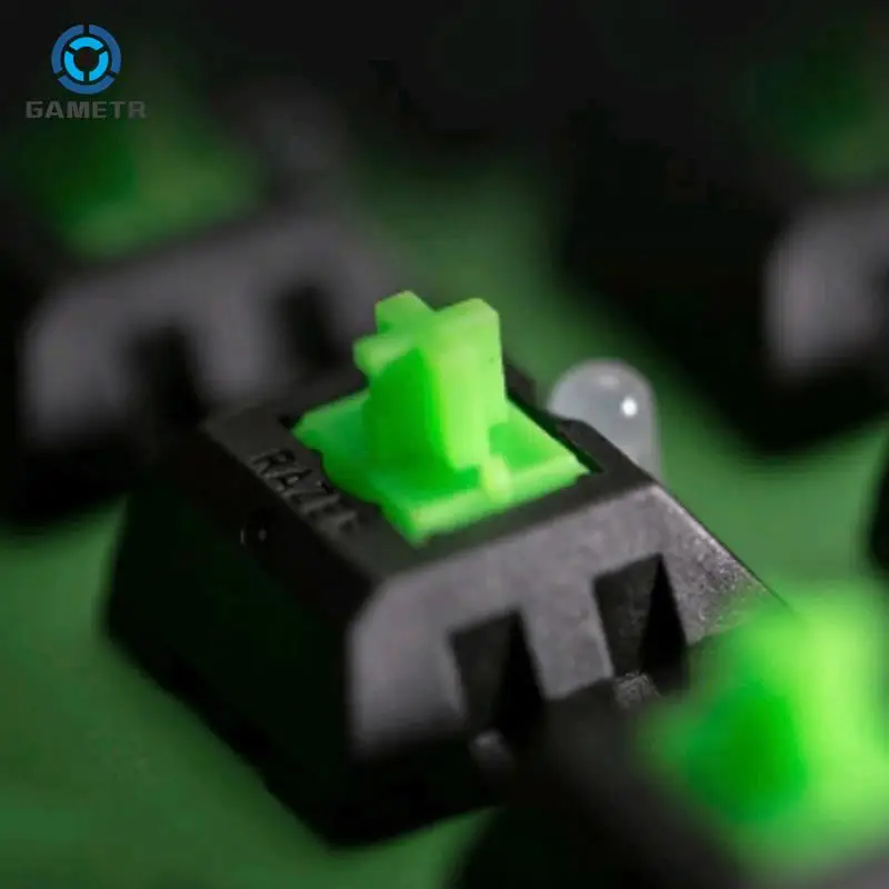 5pcs Green RGB switches for Razer blackwidow Chroma Gaming Mechanical Keyboard and others with 4pin led switch