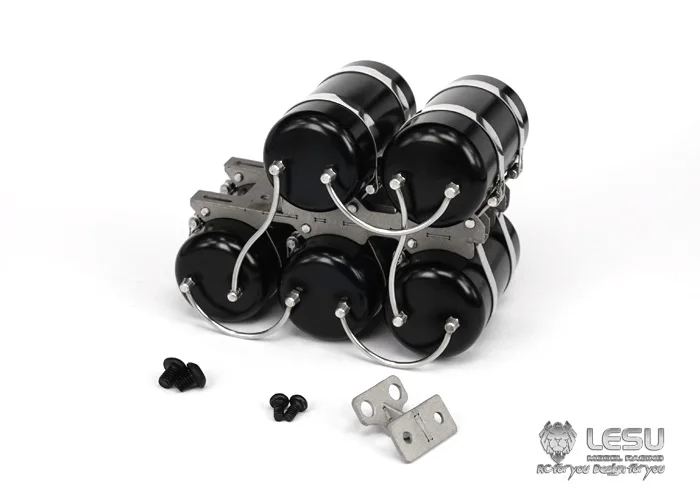 1/14 RC Truck für Tamiya Traktor Simulations-Benzintank Schlammkopf-Dekoration DIY Fernsteuerungs-Zubehör Automodell LESU G-6120 – Detail 10