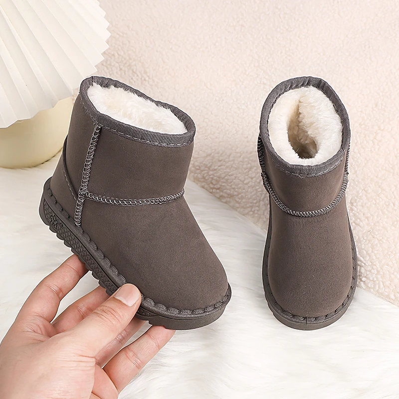 Bottes d'hiver chaudes en coto - Kids Outdoor Zipline avis et prix