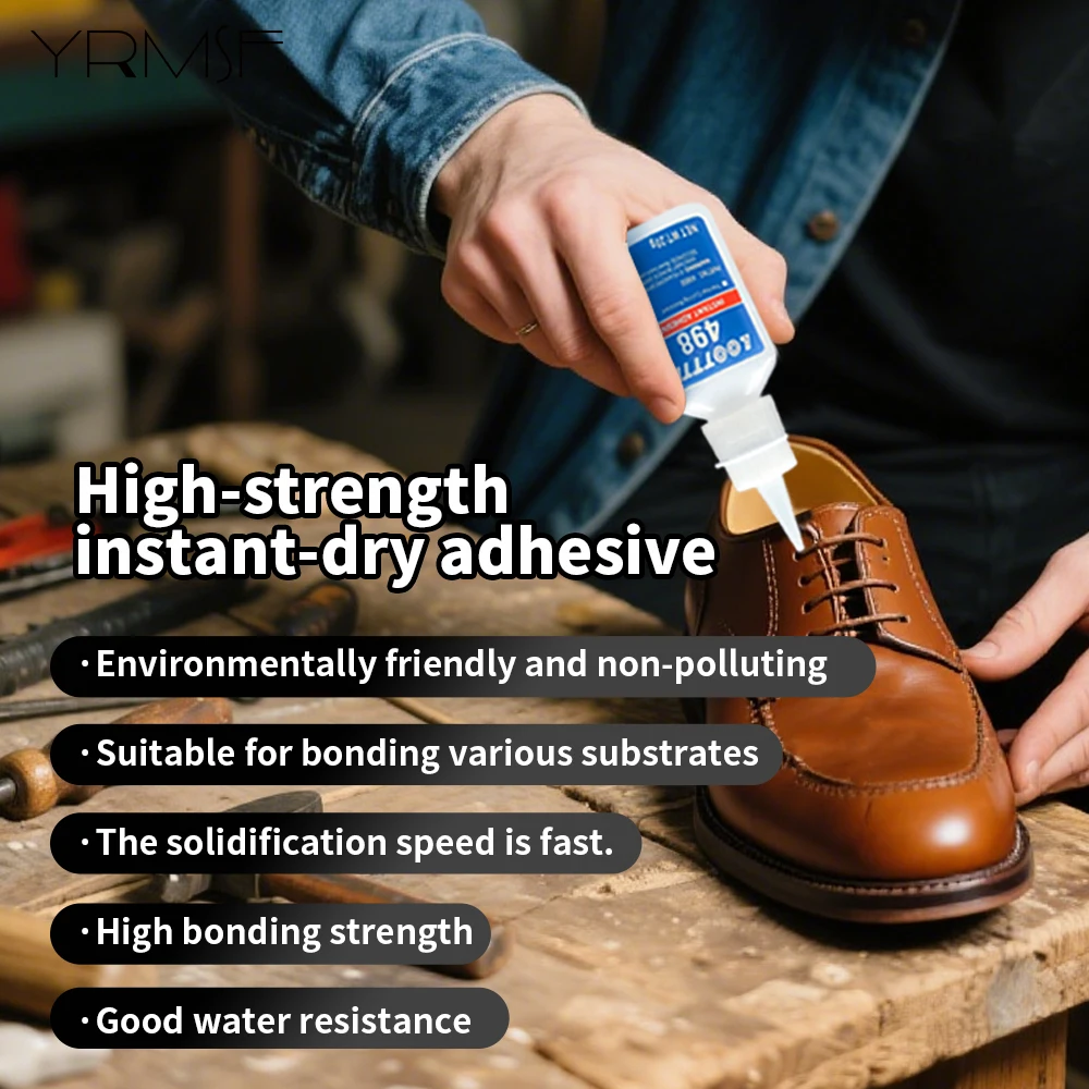 401-498 Instant Strong Super Glue Superglue Mighty Instant Glue for Resin Ceramic Metal Glass Fast Dry Car Accessorie