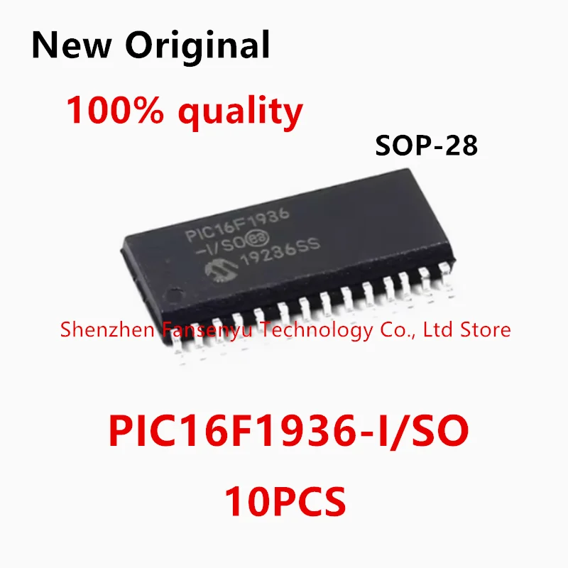 

10pcs PIC16F1936-I/SO PIC16F1936 16F1936 New and Original Integrated circuit IC chip Microcontroller Chip MCU In Stock