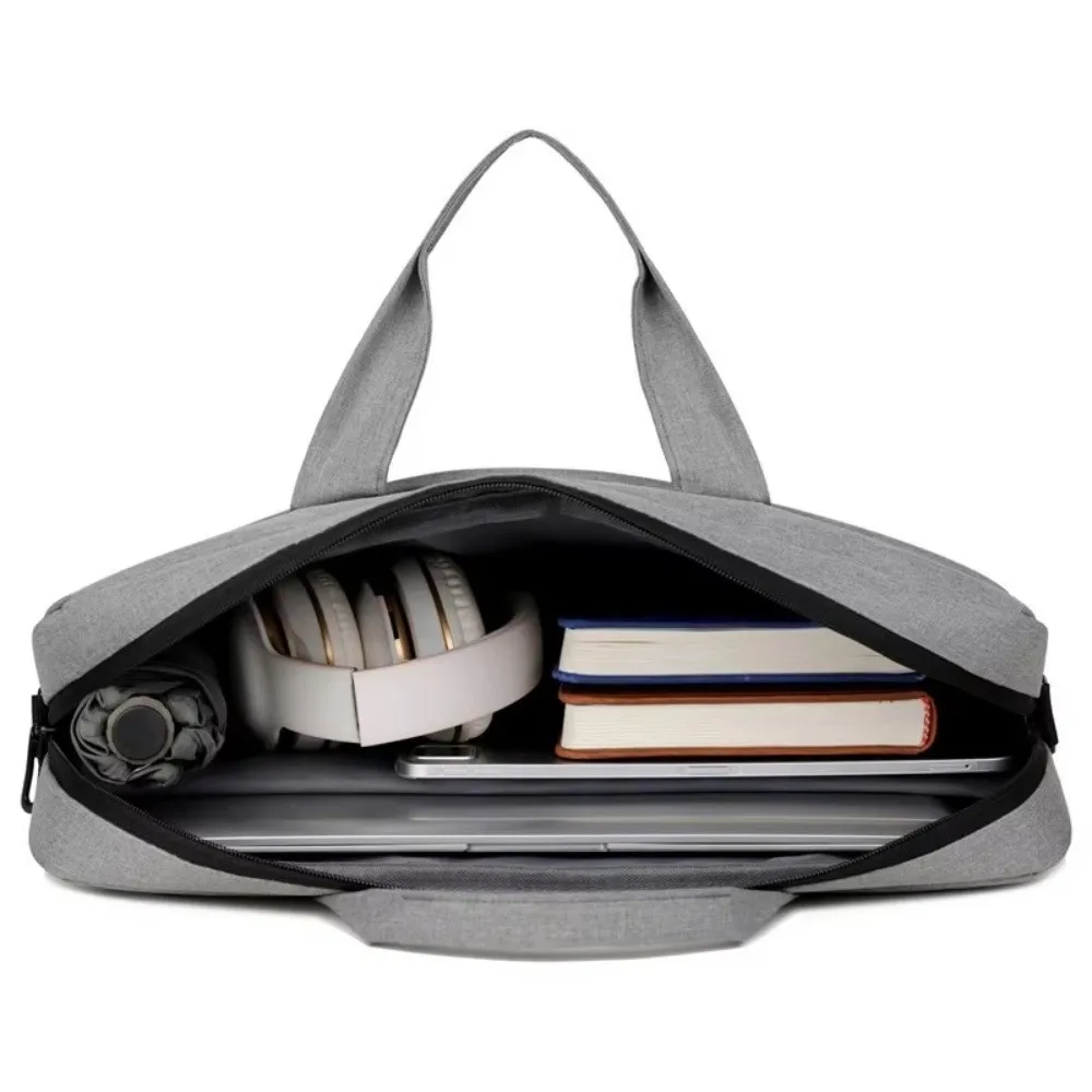 

New Large Capacity Laptop Bag Shockproof Inner Bag Storage Laptop Handbag 15-16 Inch Oxford Cloth Single Shoulder Bag