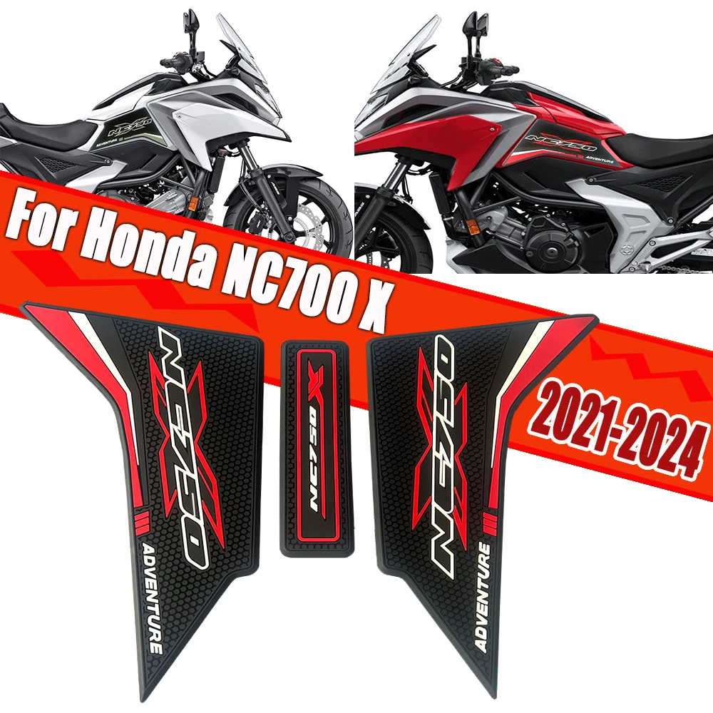 

2021 2022 2023 2024 tank Anti slip stickers new3D Rubber fuel tank protection pad Kne For Honda NC750X NC700 Xe Fuel Oil Kit