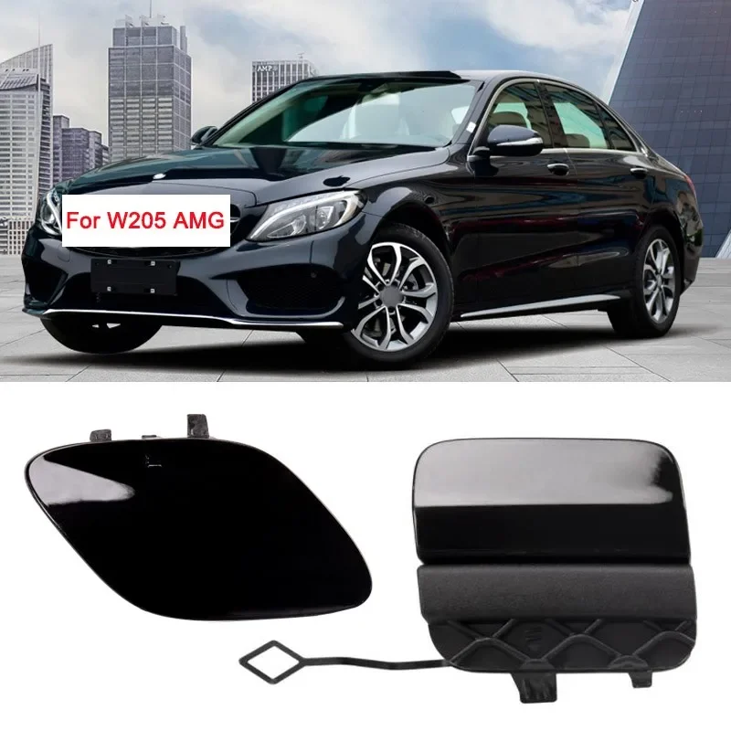 

Front Rear Bumper Tow Hook Cap Towing Eye Cover For Mercedes-Benz W205 C-Class 2015-2018 C180 C200 C220 2058850224 2058850256