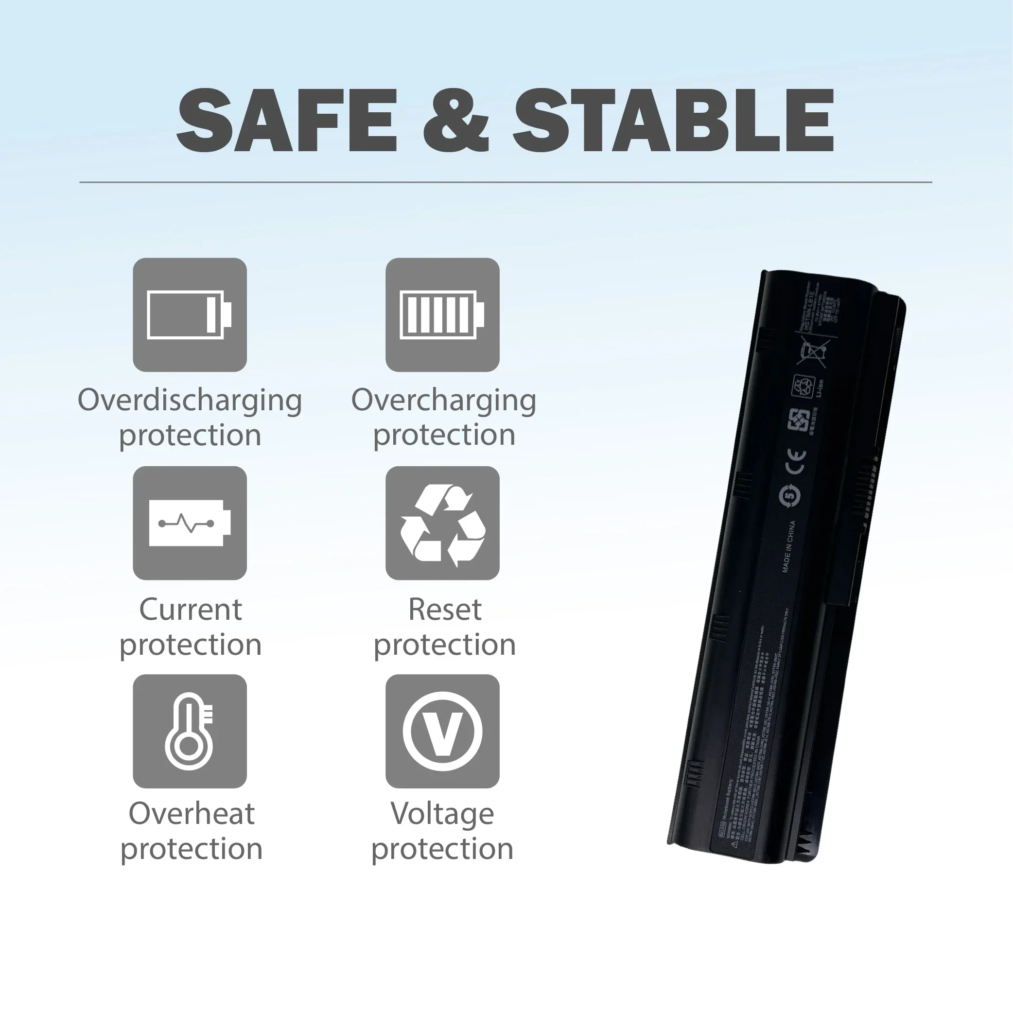 جديد مناسب لبطارية الكمبيوتر المحمول HP MU06 CQ42 CQ43 CQ32 G42 G32 CQ62 CQ72 #6