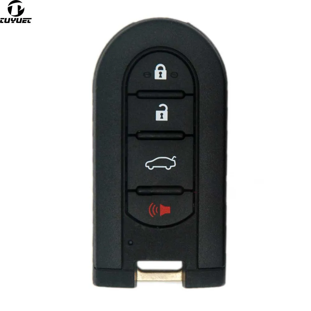 Smart  Remote Key Shell for Toyota Rush Daihatsu Wigo PERODUA Replacement Car Key Blanks with Emergency Insert key Blade