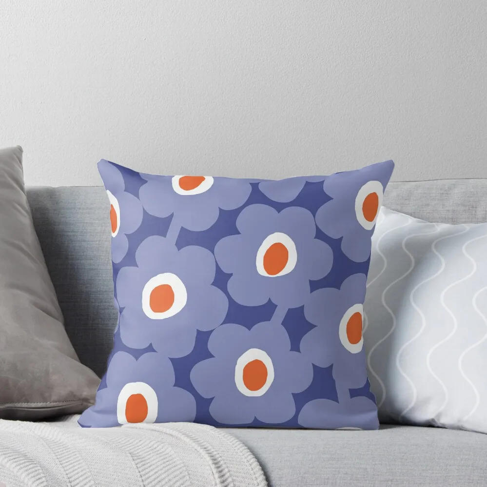 

Iconic Modern Finnish Blue Flowers Throw Pillow Cushions For Decorative Sofa Pillow Cases Decorative Cusions Cover pillow