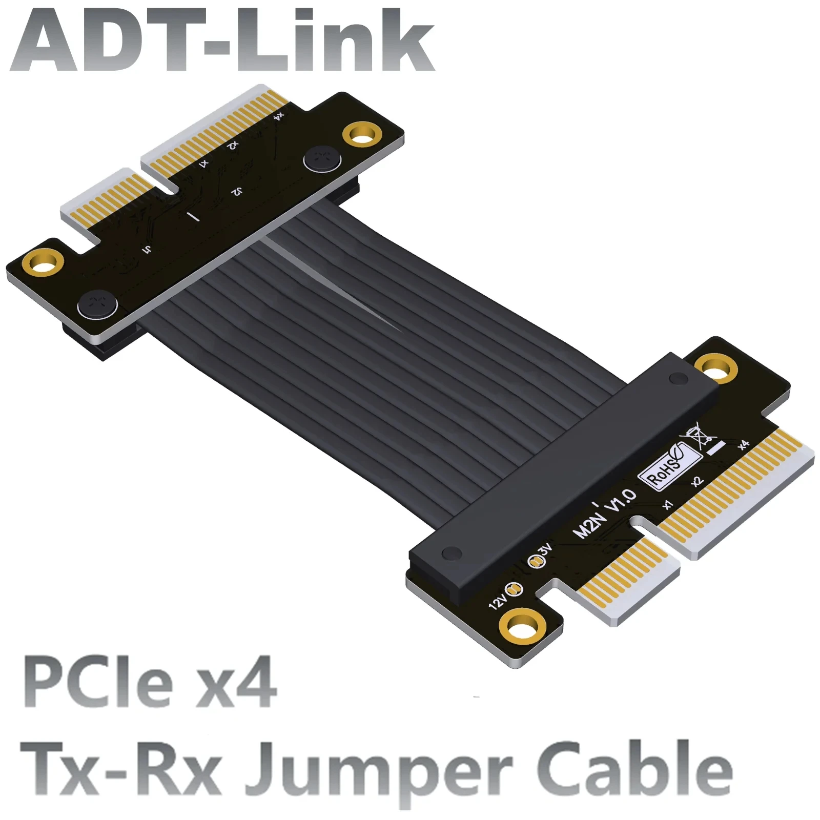 

Кабель-перемычка ADT-Link PCIe 4,0/3,0x4 Gen4/3x4 к x4 «штырь-штырь»