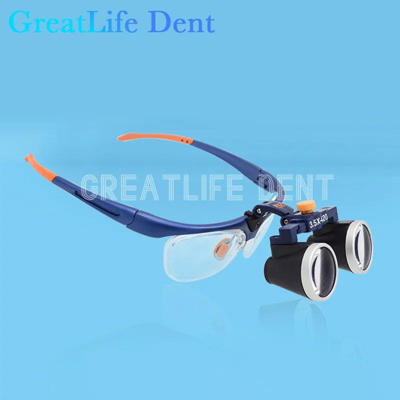 

GreatLife Dent Original KWS FD-503G-1 2.5X 3.5X Ultral-light Galileo Magnifying Glasses Surgical 340-500 Dental Loupes Magnifier