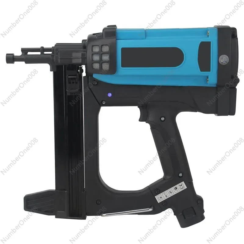 Pneumatic Nail Gun 7. 2V Lithium Battery Gas Nail Gun Steel Air Stapler GSR40 Pneumatic Tools For Frame And Trunking 110-220V