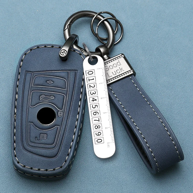 Car Smart Key Fob Case SKin Cover for BMW 3 4 5 Series 320i 530i 550i F20 F21 F30 F31 F25 F01 F02 Car Key Case